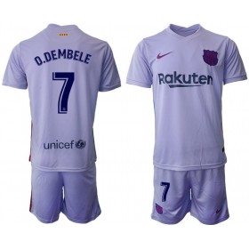 Tenue FC Barcelone O.Dembele 7 Enfant Exterieur 2021-2022 Maillot de Foot